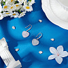 1 Pair 925 Sterling Silver Earring Hooks STER-BC0003-61-4