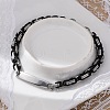 201 Stainless Steel ID Bracelets BJEW-F331-08BP-1