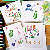 Plastic Drawing Painting Stencils Templates DIY-WH0396-468-5