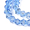 Gradient Color Baking Paint Glass Bead Strands X1-DGLA-A039-T6mm-A020-3