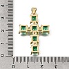 Easter Brass Pave Cubic Zirconia Pendants CU-E002-01B-G05-3