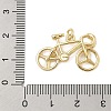 Bicycle Rack Plating Brass Pendants KK-Z074-35G-3
