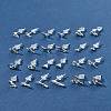 2 Pairs Alloy Stud Earrings for Women EJEW-FS0001-27L-10