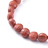 Natural Red Jasper Stretch Bracelets BJEW-JB04661-03-2