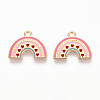 Alloy Enamel Pendants ENAM-T022-30-1