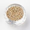 Electroplate Cylinder Seed Beads SEED-R041-07-2