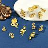 12Pcs 6 Styles Alloy Pendants FIND-FS0003-54-10