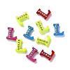 Spray Painted Zinc Alloy Slide Charms ALRI-WH0005-13L-3