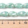 Opaque Solid Color Electroplate Glass Beads Strands EGLA-N013-P10mm-B14-4