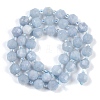 Dyed Natural White Jade Beads Strands G-O201B-110F-4