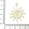Brass Pendants KK-P330-05G-3