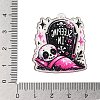 Halloween Theme Opaque Printed Acrylic Pendants SACR-S034-05C-3