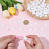 80Pcs Opaque Resin Cabochons CRES-SC0003-33-3