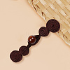 12Pcs Polyester Resin Cheongsam Buckle for Chinese Formal Dress DIY-CY0001-86D-3