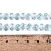 Baking Paint Transparent Glass Beads Strands GLAA-Q109-01A-01-4