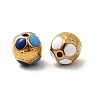 304 Stainless Steel Enamel Beads STAS-B097-05G-2