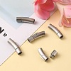 304 Stainless Steel Bayonet Clasps LS-STAS-C041-01-4
