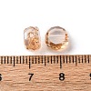 Electroplate Glass Beads EGLA-U003-01A-PL01-3