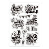 Custom Summer Theme PVC Plastic Clear Stamps DIY-WH0631-0128-8