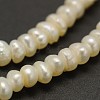 Oval Natural Cultured Freshwater Pearl Beads Strands PEAR-F001-25-2