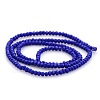 Imitation Jade Glass Faceted Rondelle Beads Strands GLAA-A024A-04-2