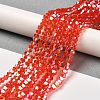 Transparent Electroplate Glass Beads Strands LS-EGLA-A039-T4mm-B14-4