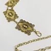 Tibetan Style Alloy Rectangle Link Chain Waist Belly Chains for Women FS-WG1BBEA-01-3