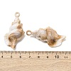 Imitation Shell Acrylic Pendants SACR-K005-07B-3