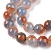 Dyed Natural White Jade Beads Strands G-T138-8mm-210-25-3