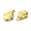 Ion Plating(IP) 304 Stainless Steel Charms STAS-L024-014G-2
