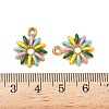 304 Stainless Steel Enamel Pendants STAS-I346-15G-01-3
