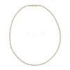 925 Sterling Silver Pave Crystal Cubic Zirconia Tennis Necklaces for Women NJEW-C096-01A-G02-4