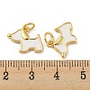 Brass Enamel Charms KK-E093-01G-01-3