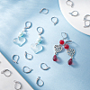 304 Stainless Steel Leverback Earring Findings STAS-SP0001-01B-4