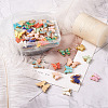 Craftdady 44Pcs 11 Colors Alloy Pendants RESI-CD0001-03-13