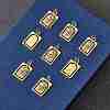 10Pcs Brass Pendants KK-SZ0004-52-4