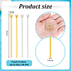 60Pcs 2 Colors 925 Sterling Silver Ball Head Pins STER-PH0003-17-4