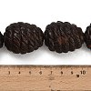 Carved Jujube Wood European Beads WD-CBAC5FE-02-4