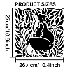 MAYJOYDIY US 1Pc PET Hollow Out Drawing Painting Stencils DIY-MA0002-64-2