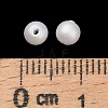 Frosted Plastic Imitation Pearl Beads KY-F022-4mm-01-4