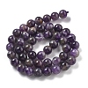 Natural Amethyst Beads Strands G-M445-8MM-01G-5