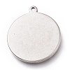 Non-Tarnish 304 Stainless Steel Pendants STAS-Z017-06P-2