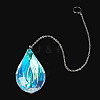 1Pc Transparent Glass Hanging Suncatchers AJEW-TADJ0001-02D-3