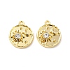 Rack Plating Alloy Rhinestone Pendants FIND-G044-41LG-2