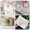 2 Rolls 2 Styles Vinyl Plastic Printable Holographic Stickers OFST-TA0001-11B-10