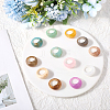 12Pcs 12 Colors Resin Finger Rings RJEW-SC0001-34-7