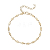 304 Stainless Steel Link Chain Bracelets for Women BJEW-JB12686-2