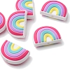 6Pcs Food Grade Eco-Friendly Silicone Focal Beads SIL-YW0001-04E-3