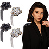 4Pcs 2 Colors Flower Epaulettes DIY-HY0003-59-1