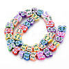 Handmade Polymer Clay Bead Strands CLAY-N011-010-01-2